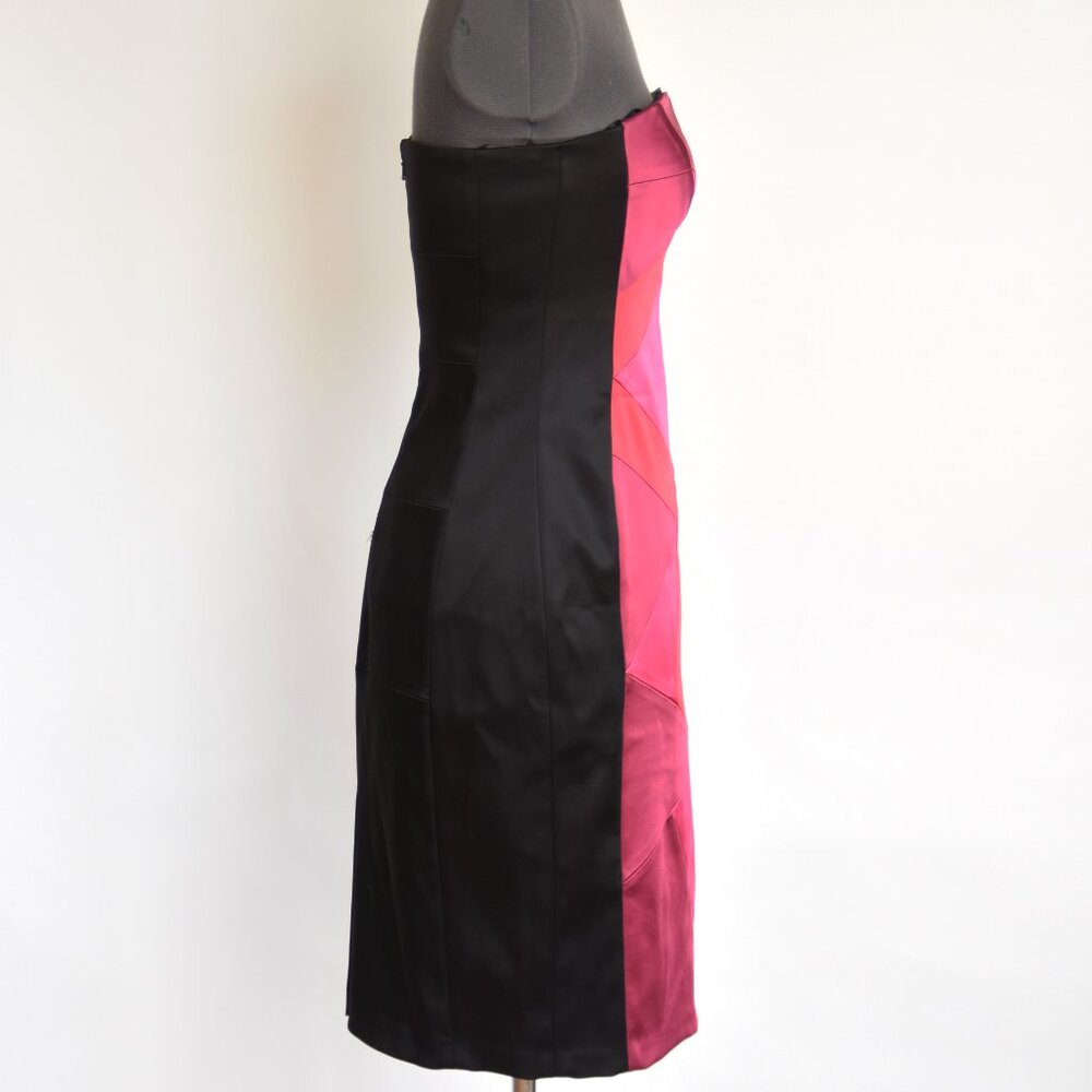 Cache Color Block Strapless Dress Form Fitting Co… - image 3